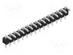 Connector: pin strips; pin header; male; PIN: 15; 2.54mm; THT; 1x15
