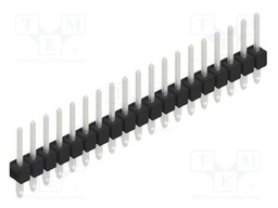 Connector: pin strips; pin header; male; PIN: 19; 2.54mm; THT; 1x19