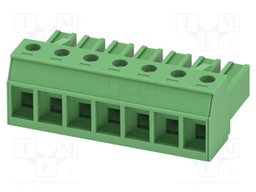 PCB connector, nominal cross section: 4 mm?, color: green, n