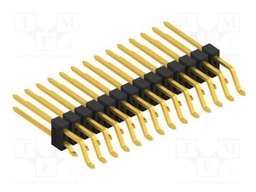 Connector: pin strips; pin header; male; PIN: 28; 2.54mm; SMT; 2x14