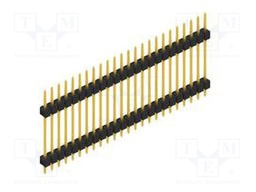 Connector: pin strips; pin header; male; PIN: 24; 2.54mm; THT; 1x24
