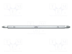 Interchangeable blade; Pozidriv®; Size: PZ1,PZ2; Series: SYSTEM 6