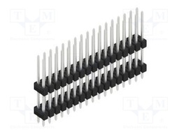 Connector: pin strips; pin header; male; PIN: 34; 2.54mm; THT; 2x17