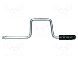 Speed brace; socket spanner; 1/2"; Chrom-vanadium steel; 395mm