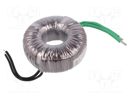 Transformer: toroidal; 300VA; 230VAC; 12V; 25A; 2.7kg; Leads: cables