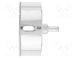 Hole saw; 83mm; Drill Bit: diamond; Holder: hexagonal