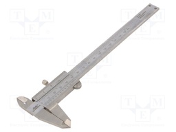 Calliper; L: 150mm; tag; with analog readouts,with fixing-screw
