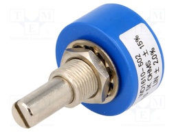 Potentiometer: shaft; single turn; 5kΩ; ±15%; 1W; linear; 6.35mm