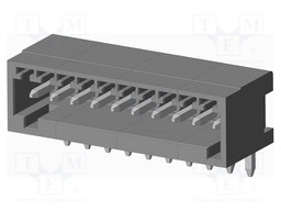Connector: pluggable terminal block; socket; male; on PCBs
