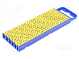 Markers for cables and wires; Label symbol: 6; 2.8÷3.8mm; yellow