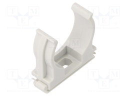 Bracket; ABS; Application: for braids; Colour: light grey