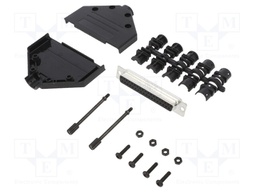 D-Sub; PIN: 37; female; unshielded; straight; soldering; for cable