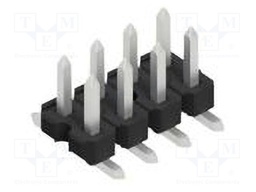 Connector: pin strips; pin header; male; PIN: 8; 2.54mm; SMT; 2x4