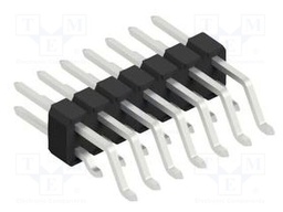 Connector: pin strips; pin header; male; PIN: 14; 2.54mm; SMT; 2x7