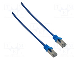 Patch cord; F/UTP; Cat: 6; RJ45 plug,both sides; stranded; Cu; 0.5m