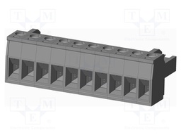 Connector: pluggable terminal block; plug; female; straight; grey