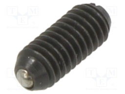 Ball latch; steel; Thread: M3; 7mm; F1: 3N; F2: 4.5N; Cut: slotted