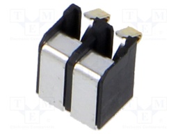 Connector: battery; SMT; gold-plated; ways: 2; 2.5mm