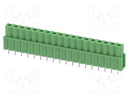 PCB headers, nominal cross section: 2.5 mm?, color: green, n