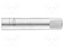 Socket; for spark plugs; HEX 16mm; 3/8"; Socket bit length: 90mm