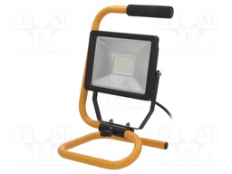 Lamp: LED flood light; 6500(typ)K; IP65; Body: black; 30W; 230VAC