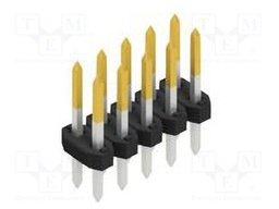 Connector: pin strips; pin header; male; PIN: 10; 2mm; THT; 2x5; 100V