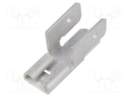 Terminal: flat; 6.3mm; 0.8mm; 1 x female,3 x male; tinned; brass