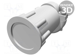 Cable hood and fastener; CPC; Case: size 11; 11.5mm; straight