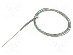 Sensor: temperature; thermocouple K; Ø2x100mm