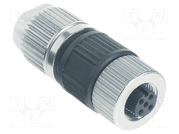 Circular Connector w. Harax M12 L 5 F