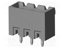 Connector: pluggable terminal block; socket; male; straight; THT
