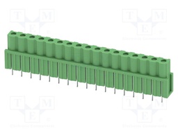 PCB headers, nominal cross section: 2.5 mm?, color: green, n