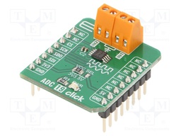 Click board; A/D converter; SPI; ADC122S101; prototype board