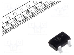 Transistor: NPN; bipolar; 65V; 100mA; 200mW; SOT323