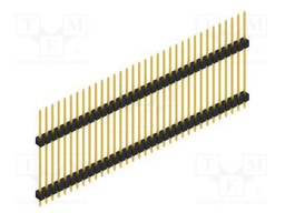 Connector: pin strips; pin header; male; PIN: 34; 2.54mm; THT; 1x34