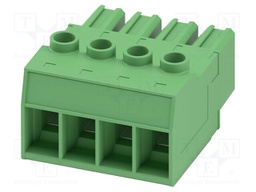 PCB connector, nominal cross section: 16 mm2, color: green,