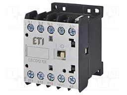Contactor: 3-pole; NO x3; Auxiliary contacts: NO; 400VAC; 22A; CEC