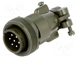 Connector: circular; Series: DS/MS; plug; male; PIN: 7; for cable