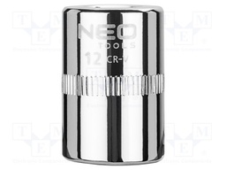 Socket; 6-angles,socket spanner; HEX 12mm; 1/4"; SUPERLOCK