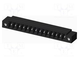Connector: pluggable terminal block; socket; male; on PCBs