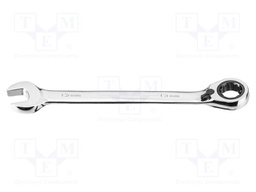 Wrench; combination spanner,with ratchet; 13mm; with switch
