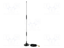 External antenna; magnet; 868MHz; intelligent house; black; 2m