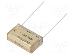 Capacitor: paper; 150nF; 220VAC; 20.3mm; ±10%; THT; Series: PME261