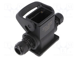 Enclosure: for rectangular connectors; Han Eco B; size 6B; M25