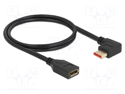 Cable; DisplayPort socket,DisplayPort plug 90° left/right