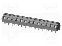 Connector: PCB terminal block; terminal; angled 45°; on PCBs