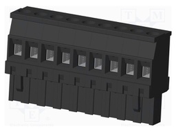 Connector: pluggable terminal block; plug; female; angled 90°