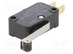 Microswitch SNAP ACTION; with lever (with roller); SPDT; Pos: 2