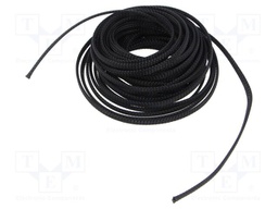 Polyester braid; ØBraid : 3÷7mm; polyester; black; L: 100m; reel