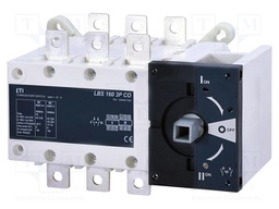 Mains-generator switch; Poles: 3; screw type; 160A; 690VAC; IP20